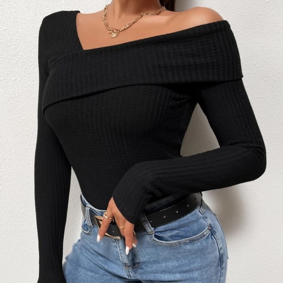 Cozy Knit Minimalist Long Sleeve Bodysuit - Picture 3 of 7